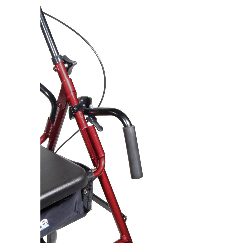 Drive Duet Rollator/Transport Chair, 8" Casters