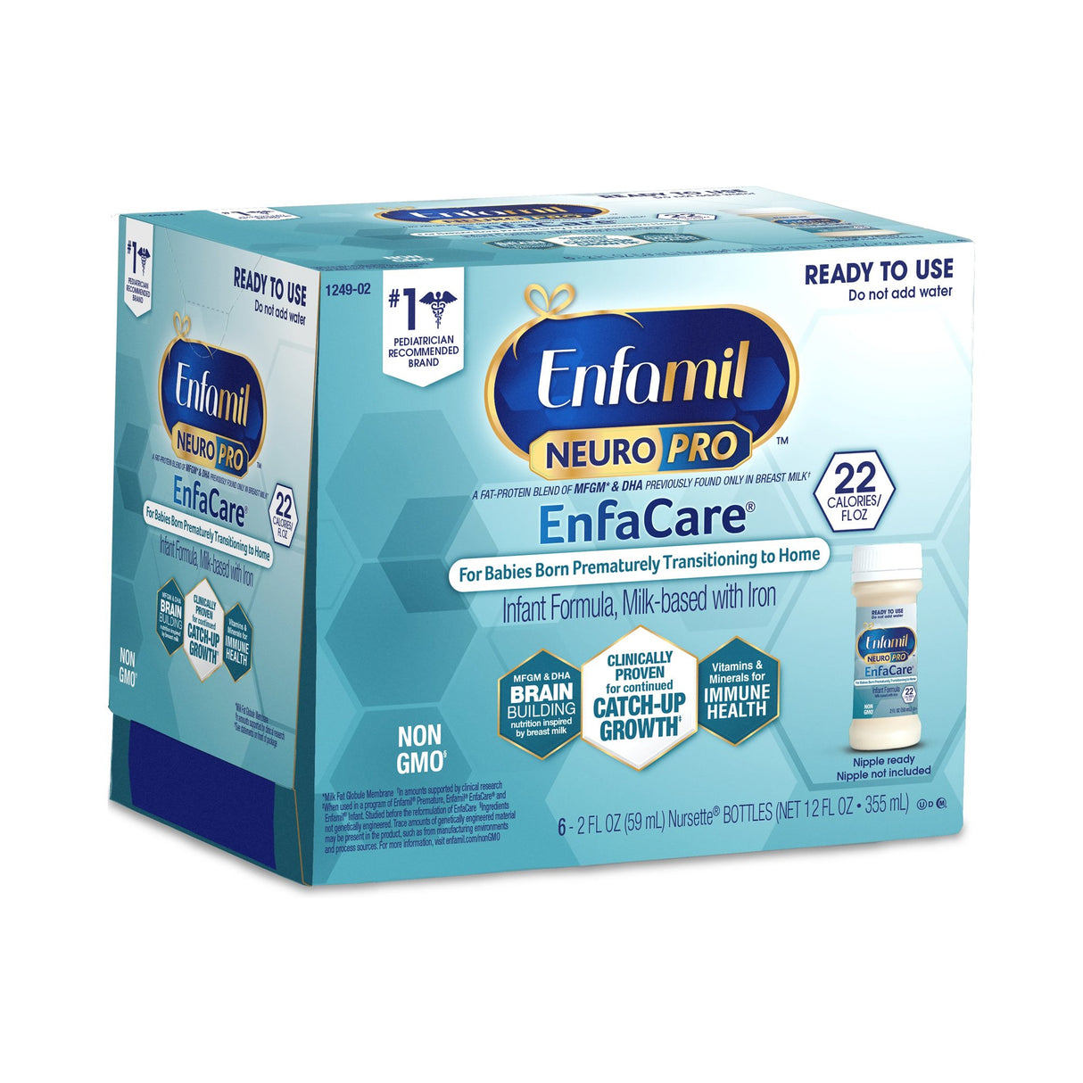 Enfamil NeuroPro EnfaCare Premature Formula, Unflavored, 2oz Bottle