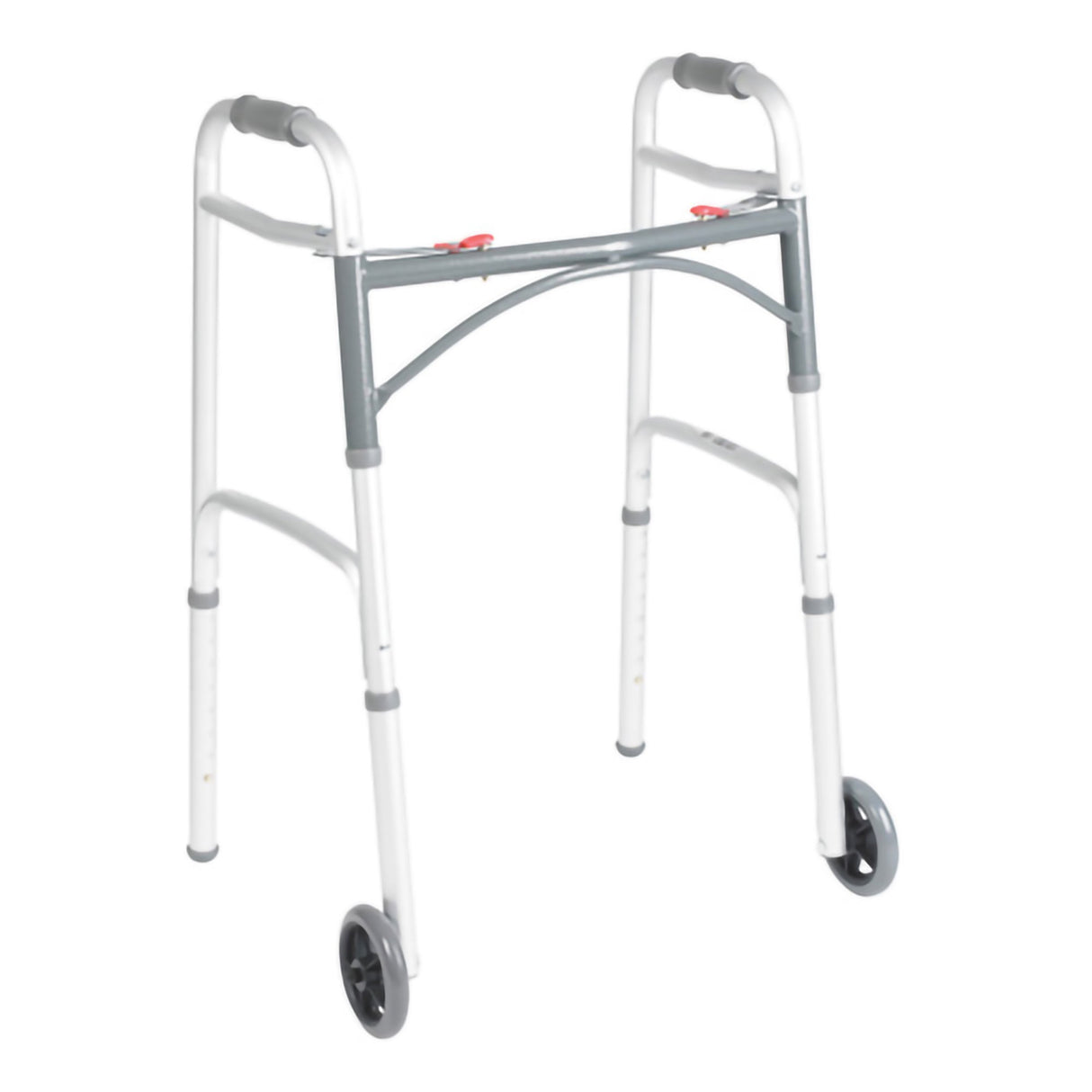 McKesson Junior Aluminum Folding Walker w/ Wheels