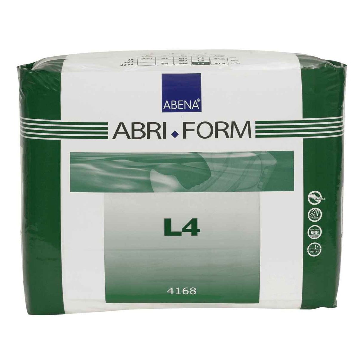 Abena Abri-Form Comfort Level 4 Adult Diapers w/ Plastic Backing