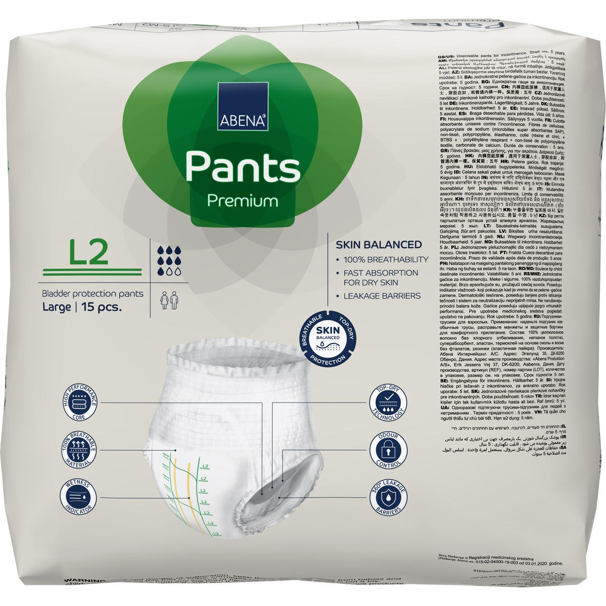 Abena Pants Premium Pull-On Underwear Level 2