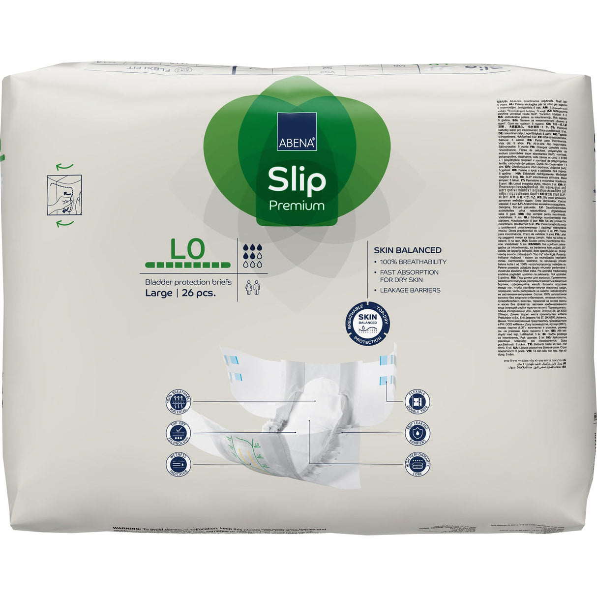 Abena Slip Premium Adult Diapers Level 0