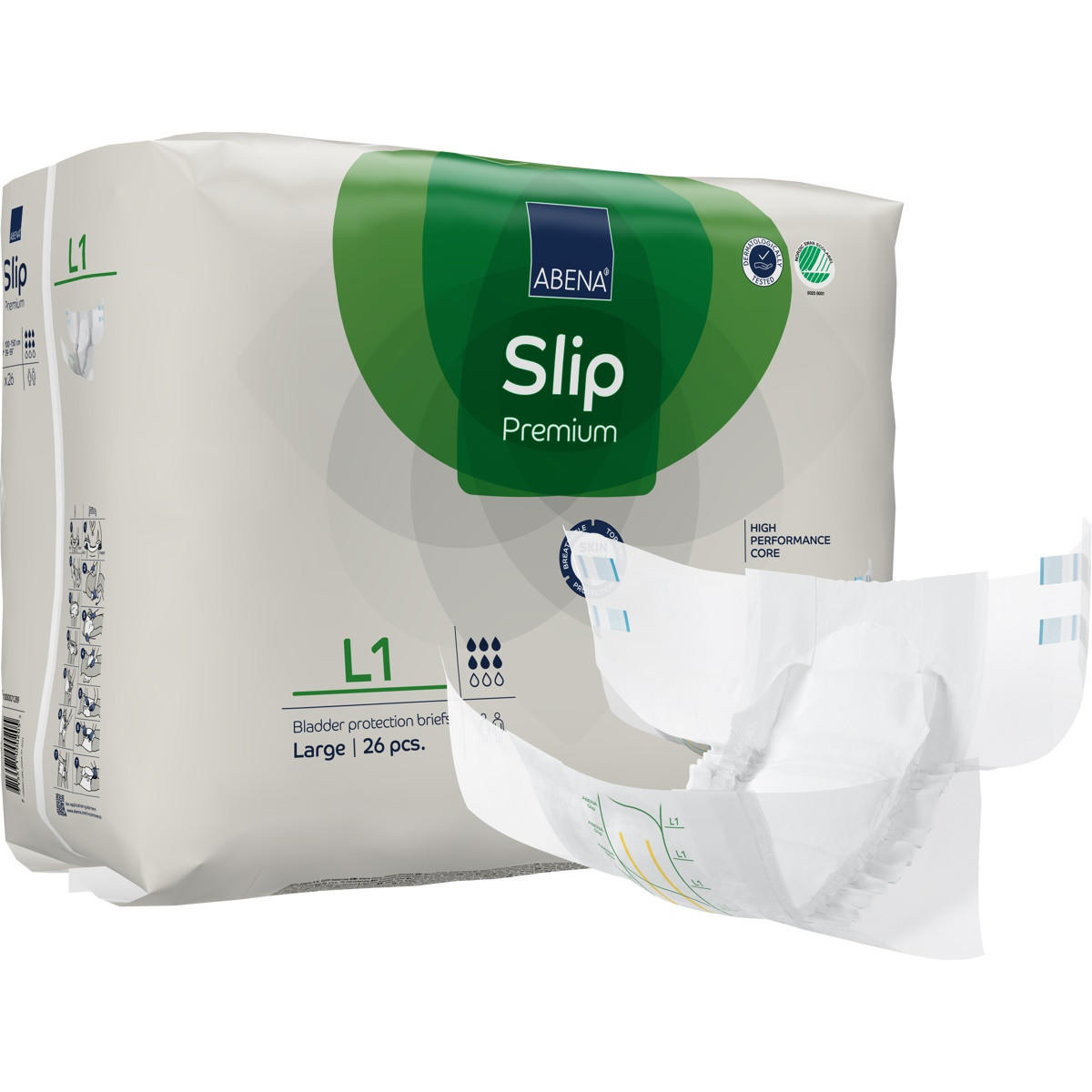 Abena Slip Premium Level 1 Adult Diapers