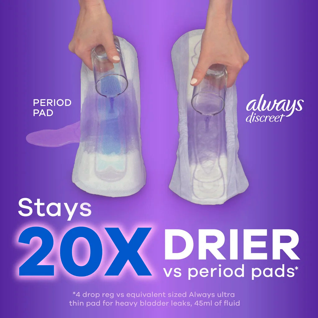 Always Discreet Light Pads, 3 Drops