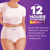 Always Discreet Maximum Protection Underwear for Women