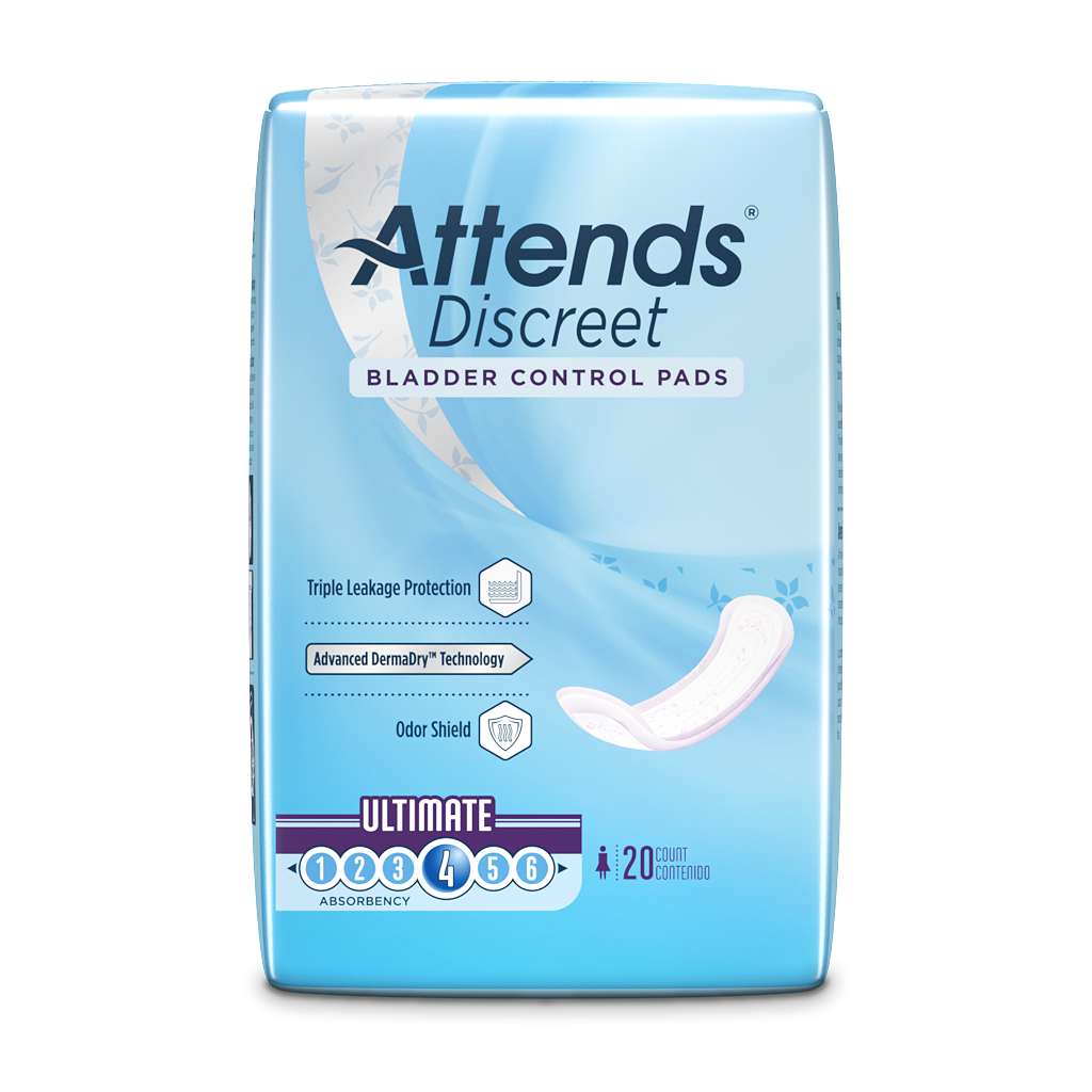 Attends Discreet Bladder Control Pads