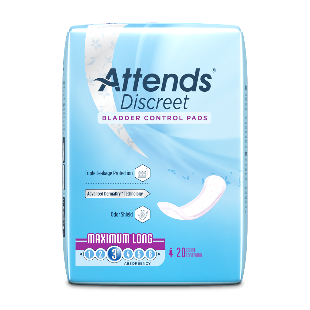 Attends Discreet Bladder Control Pads