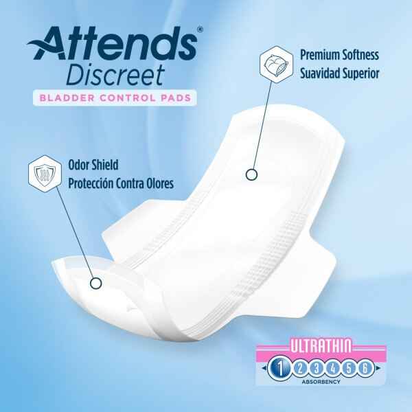 Attends Discreet Ultrathin Pads