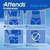 Attends Underwear, Ultimate Absorbency