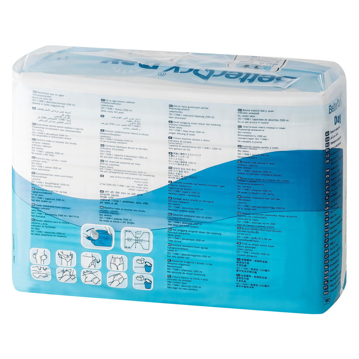 BetterDry Day Adult Diapers w/ Plastic Backing