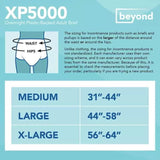 Beyond XP5000 Adult Diapers w/ Plastic Backing