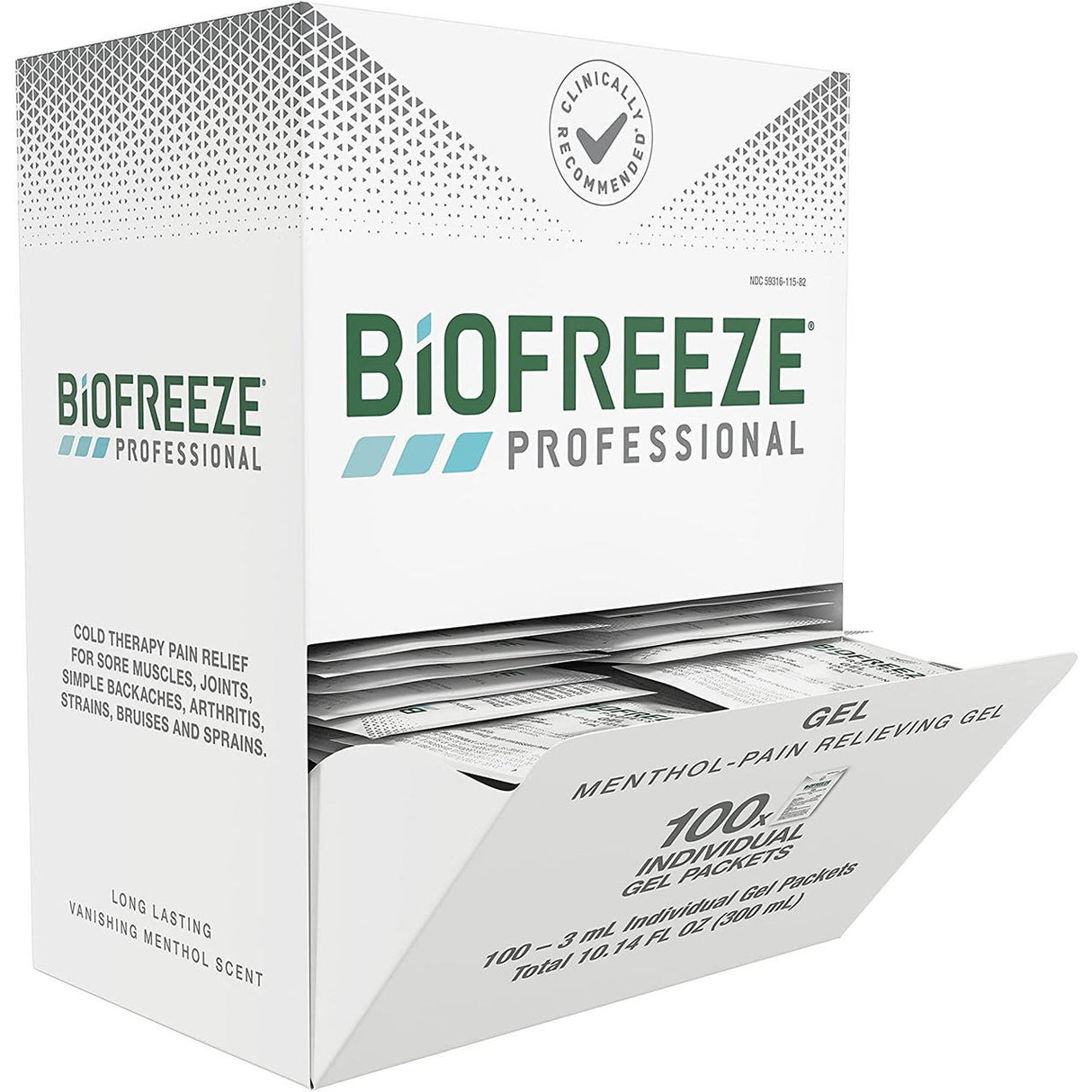 Biofreeze Professional Pain Relief Gel, Individual Packets