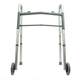 BodyMed 2 Button Folding Walker w/ Wheels