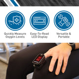 BodyMed Fingertip Pulse Oximeter, LED Display