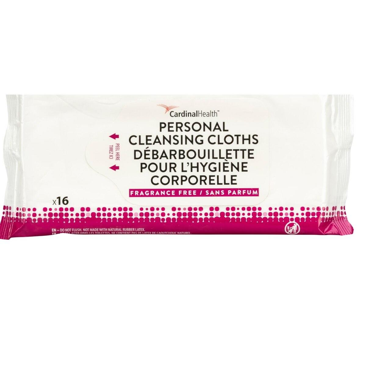 Cardinal Health Personal Cleansing Cloths