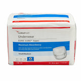 Cardinal Health Sure Care Plus Underwear, Maximum Absorbency