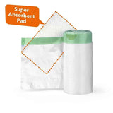 Carebag Oxo-Biodegradable Commode Liner w/ Super Absorbent Pad