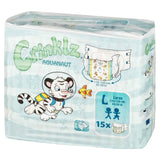 Crinklz Printed Adult Diapers w/ Plastic Backing, Aquanaut Print