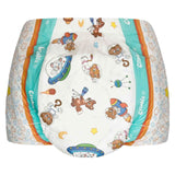 Crinklz Printed Adult Diapers w/ Plastic Backing, Astronaut Print