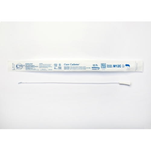 Cure Coude Tip Uncoated PVC Urethral Catheter, Male