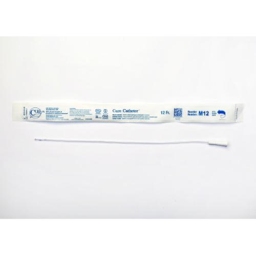 Cure Straight Tip Uncoated PVC Urethral Catheter, Male