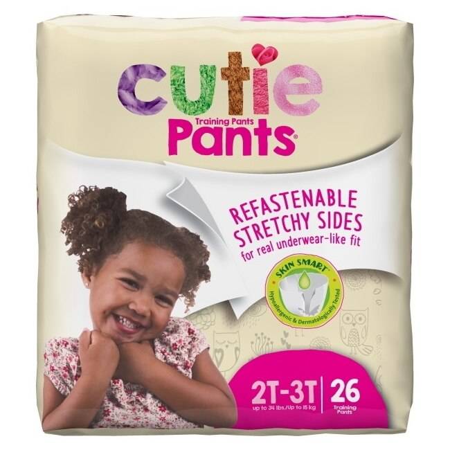 Cutie Training Pants, Girls, 2T/3T