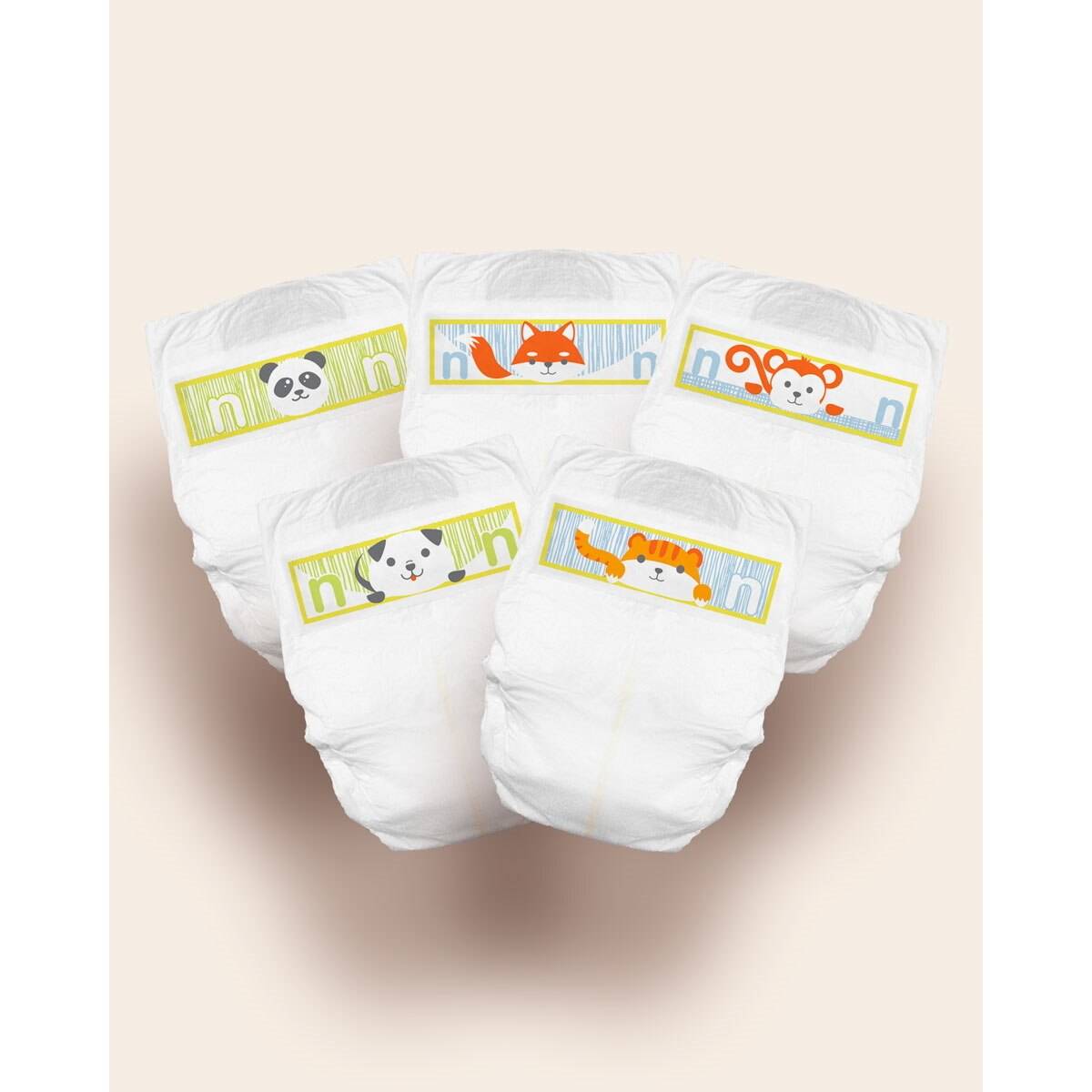 Cuties Complete Care Baby Diapers, Newborn