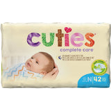 Cuties Complete Care Baby Diapers, Newborn