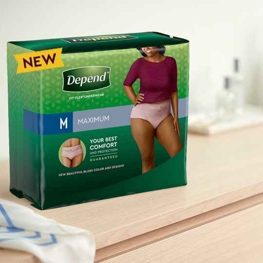 Depend FIT-FLEX Underwear for Women, Maximum