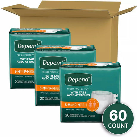 Depend Maximum Protection Briefs with Tabs