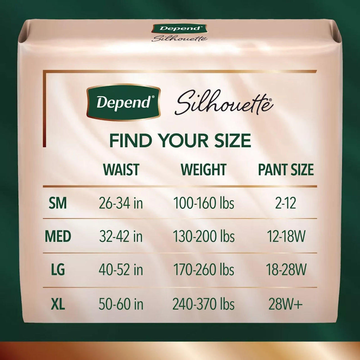 Depend Women's Silhouette Incontinence Underwear