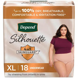 Depend Women's Silhouette Incontinence Underwear