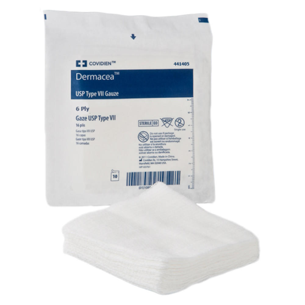 Dermacea Sterile Non-Woven Sponge, 6-Ply Square