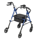 Drive Adjustable Height Rollator, Blue