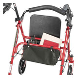 Drive Four Wheel Rollator Walker w/ Fold-Up Removable Back Support