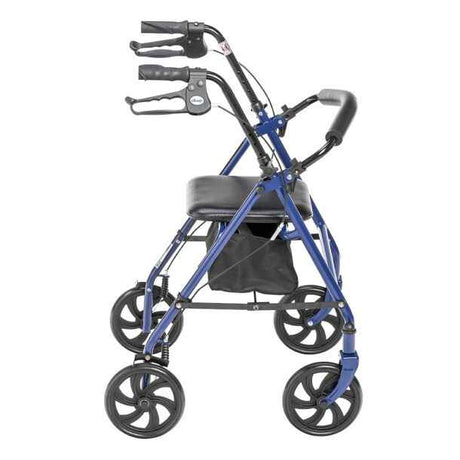 Drive Four Wheel Rollator Walker w/ Fold-Up Removable Back Support