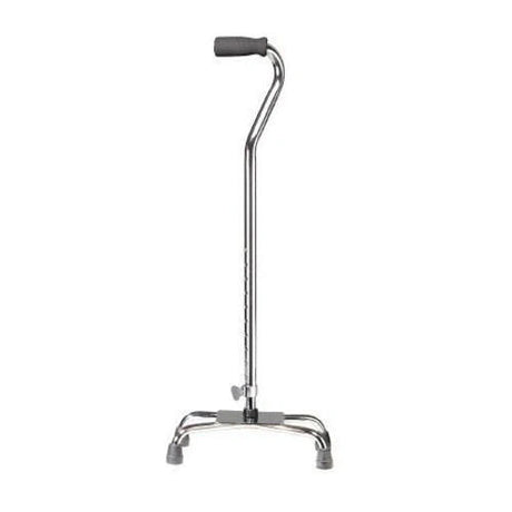 Drive Large Base Quad Cane, 30 to 39 Inch Height, Chrome