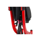 Drive Nitro Aluminum 4 Wheel Rollator, Red, 10" Casters