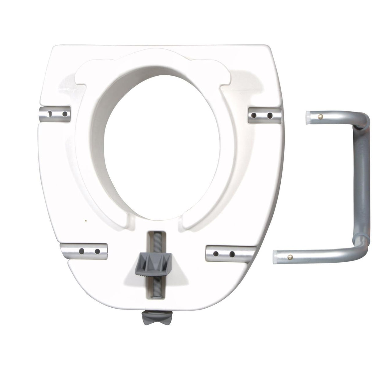 Drive Raised Elongated Toilet Seat with Lock and Arms