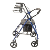 Drive Steel Patient Rollator w/ 6" Wheels, 300 lb Weight Capacity