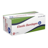 Dynarex Elastic Bandage, Clip Detached Closure, 4 in x 5 yd Roll, Non-Sterile