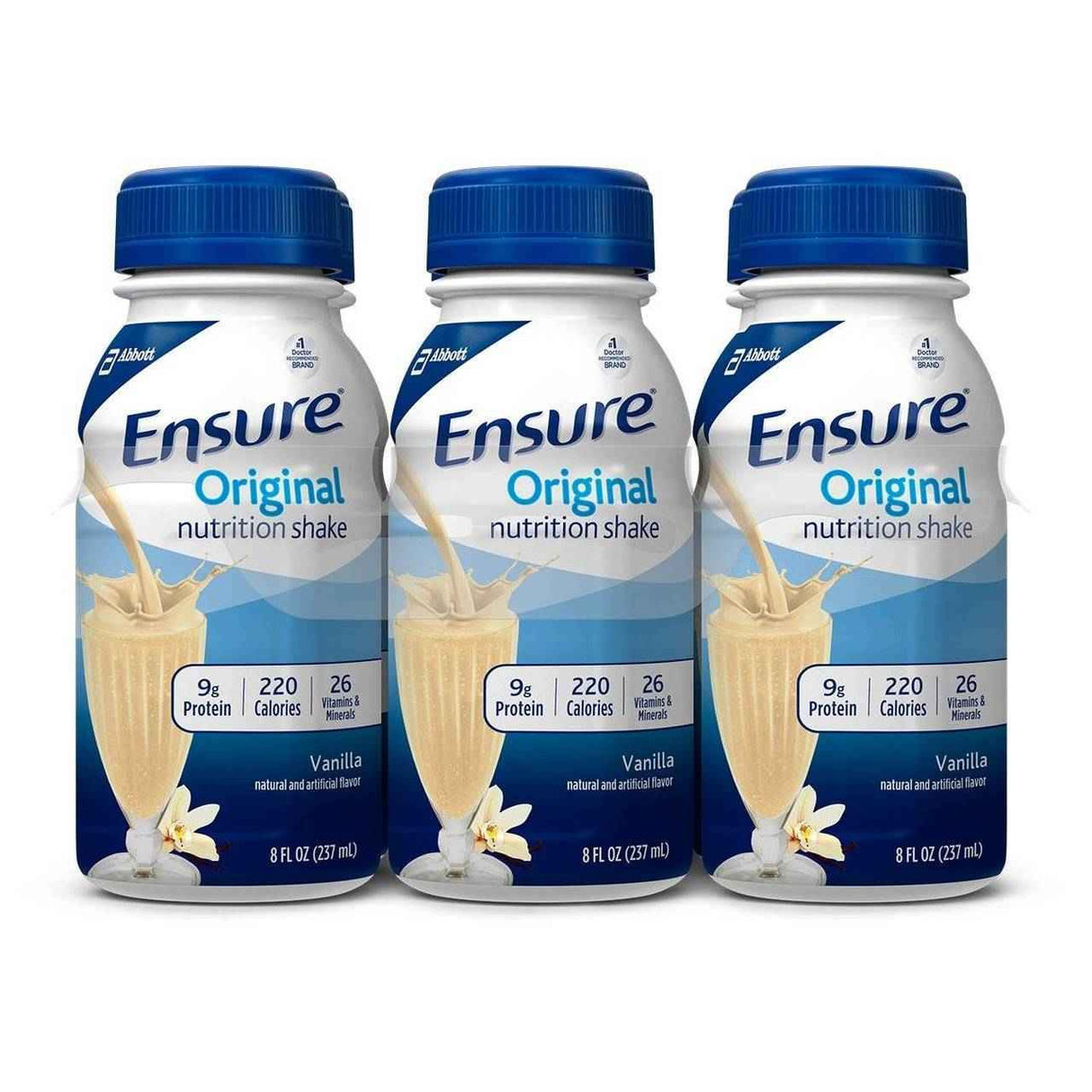 Ensure Original Nutritional Shake, Vanilla, 8 oz Bottle, CS/24