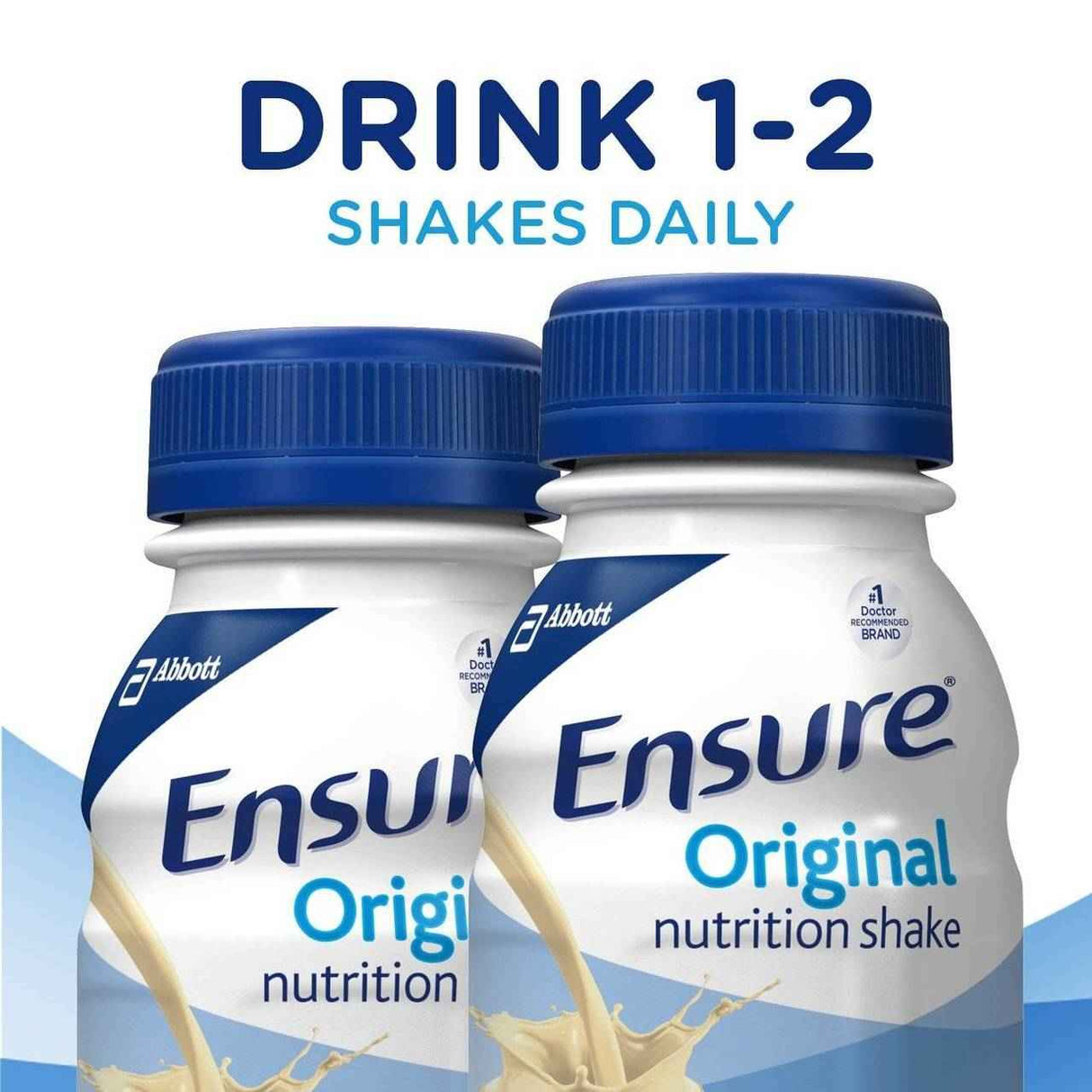 Ensure Original Nutritional Shake, Vanilla, 8 oz Bottle, CS/24