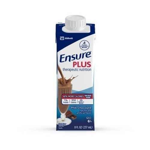 Ensure Plus Therapeutic Nutritional Shake, Chocolate, 8 oz Carton