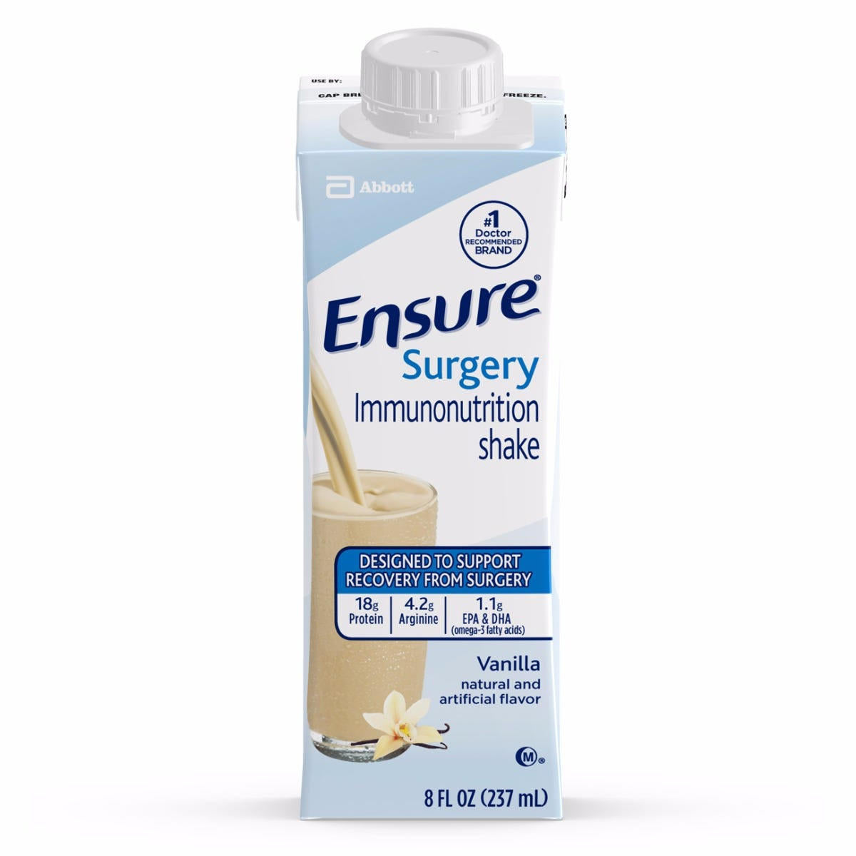 Ensure Surgery Immunonutrition Shake, Vanilla, 8 oz Carton, CS/24