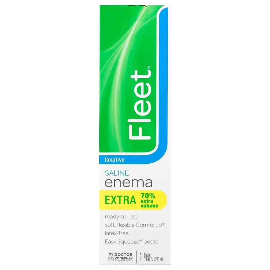 Fleet Saline Enema, Extra Volume 7.8 oz