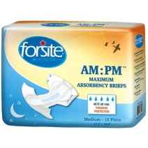 Forsite AM:PM Adult Diapers w/ Plastic Backing