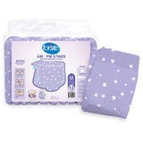 Forsite AM:PM Adult Diapers w/ Plastic Backing, Stars