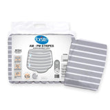 Forsite AM:PM Adult Diapers w/ Plastic Backing, Stripes