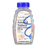 Foster & Thrive Chewable Antacid Tablets, 500 mg Strenth, 150 ct Bottle